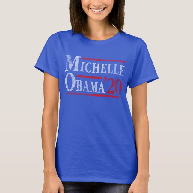 Camiseta Voto Michelle Obama 2020 para o presidente (Frente)