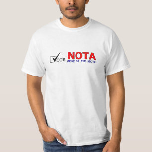 Camiseta Voto NOTA T simples