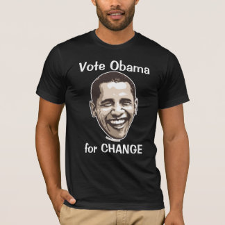 Camiseta Voto Obama para a mudança