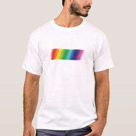 Camiseta voto - orgulho arco-íris cores t-shirt