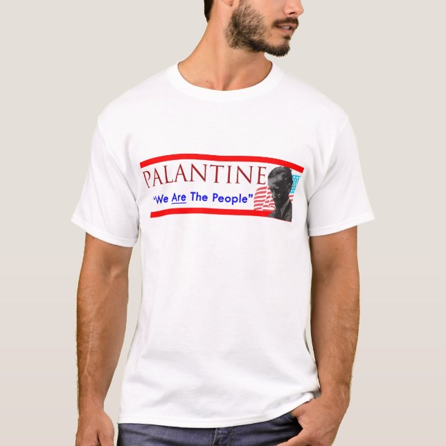 Camiseta Voto Palantine da decisão 2020 para o presidente (Frente)