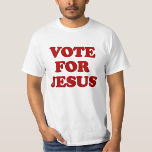 Camiseta Voto para Jesus, t-shirt cristão engraçado