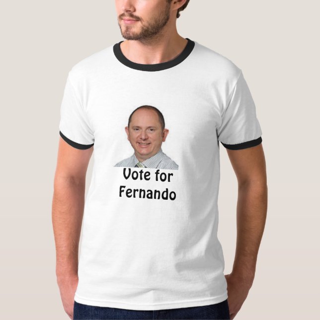 Camiseta Voto para o T de Fernando (Frente)