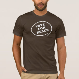 Camiseta Voto para o t-shirt da obscuridade da paz