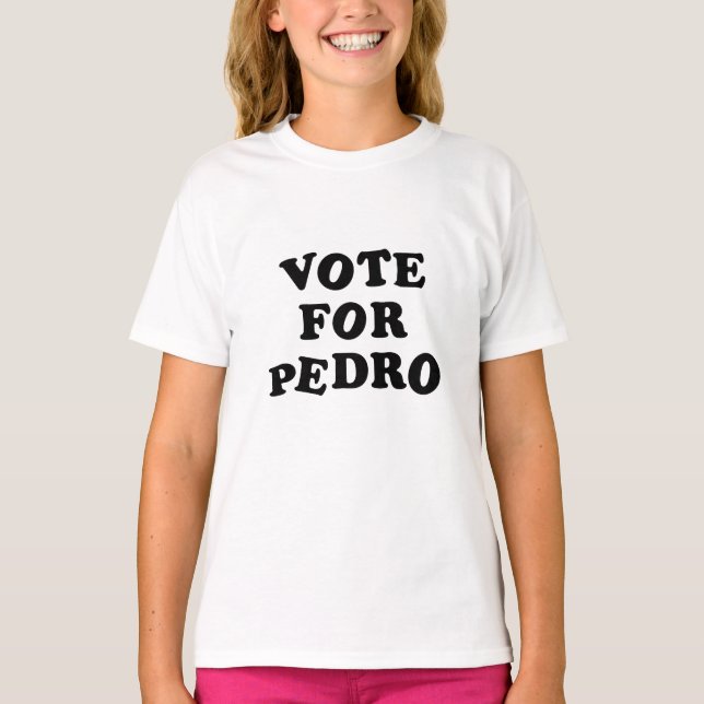 Camiseta Voto para Pedro (Frente)