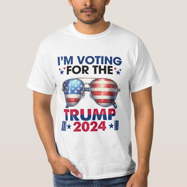 Camiseta Voto para Trump (Frente)
