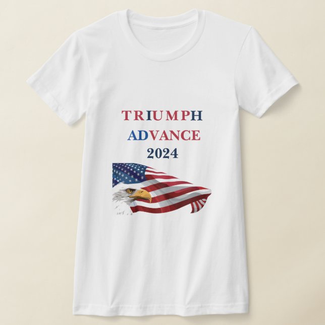 Camiseta Voto Patriótico 2024 Avanço Triunfo (Postura )