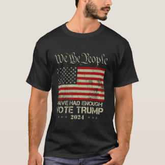 Camiseta Voto pró-republicano Trump 2024 Nós as Pessoas tem
