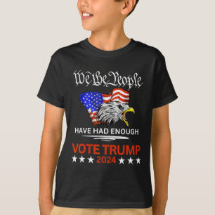 Camiseta Voto Republicano Pró Trump Nós O Povo Já Tivemos E