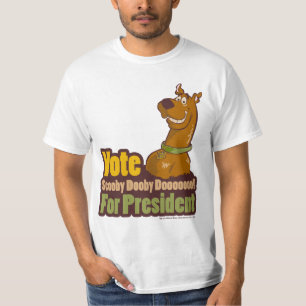 Camiseta Voto Scooby Dooby Doo para o presidente