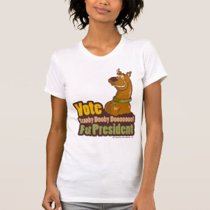 Camiseta Voto Scooby Dooby Doo para o presidente