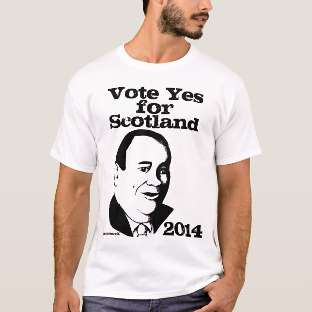 Camiseta Voto sim para Scotland 2014 (Frente)