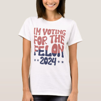 Camiseta Votos a favor da Camisa-T feminina 2024