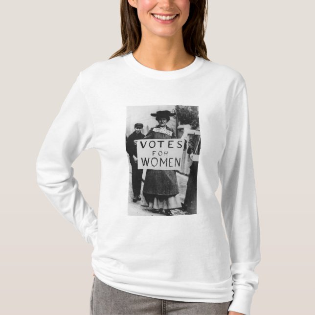 Camiseta Votos a favor das mulheres (Frente)