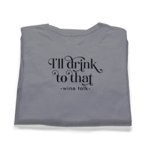 Camiseta Vou beber para essa conversa de vinho