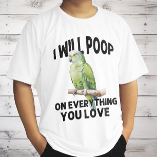 Camiseta Vou Citar Tudo O Que Você Ama Pássaros De Papagaio