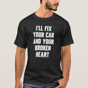 Camiseta Vou Consertar Seu Carro E Palavra Mecânica Engraça