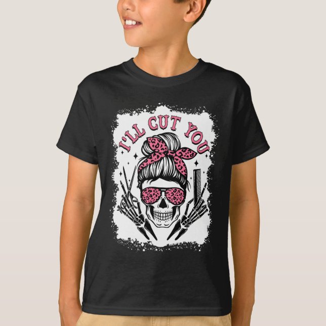 Camiseta Vou Cortá-Lo De Cabeça Sangrenta. (Frente)