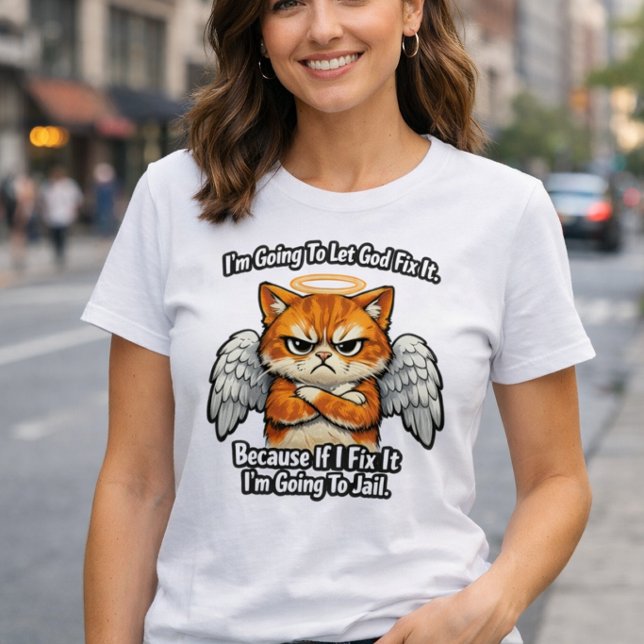Camiseta Vou Deixar Deus Consertar  (Criador carregado)