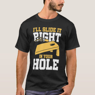 Camiseta Vou Deslizá-Lo Direto No Seu Jogo De Saco De Burac