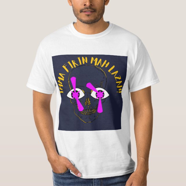 Camiseta Vou disparar meu LÁZARO (Frente)