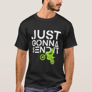 Camiseta Vou Enviá-Lo A Bicicleta Motocross