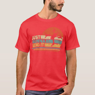 Camiseta Vou Enviar Isso Freestyle FPV Drone Piloto Corredo