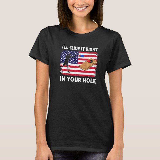 Camiseta Vou Escorregá-Lo Bem No Seu Buraco. (Frente)