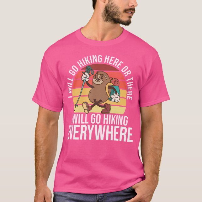 Camiseta Vou Ir Caminhar Aqui Ou Lá Vou Ir Caminhar Ev (Frente)
