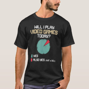 Camiseta Vou jogar Videos games hoje Engraçado