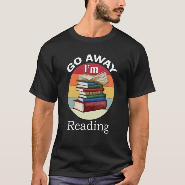 Camiseta Vou Ler o Bookworm Leitor de Livros (Frente)