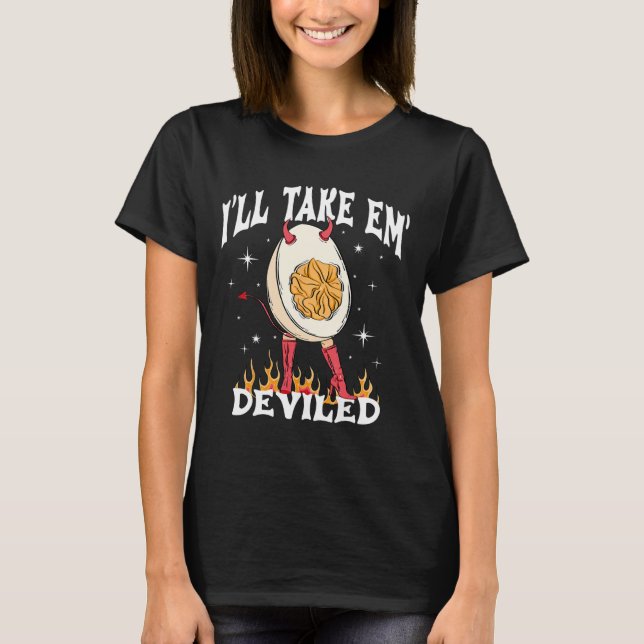 Camiseta Vou Levá-Lo, Devimado, Outono, Graças, Engraçado D (Frente)