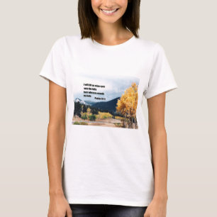 Camiseta Vou levantar os meus olhos para as colinas...