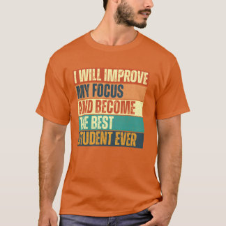 Camiseta Vou melhorar meu foco garota
