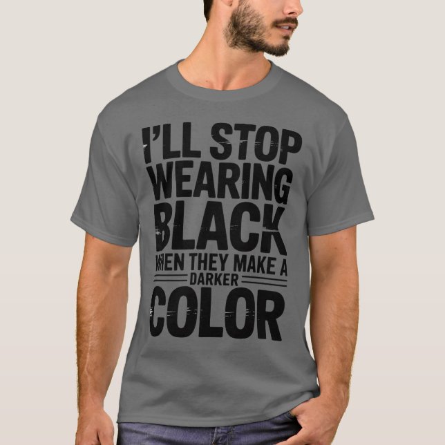 Camiseta Vou Parar De Vestir Negro Quando Eles Fazem Uma Co (Frente)