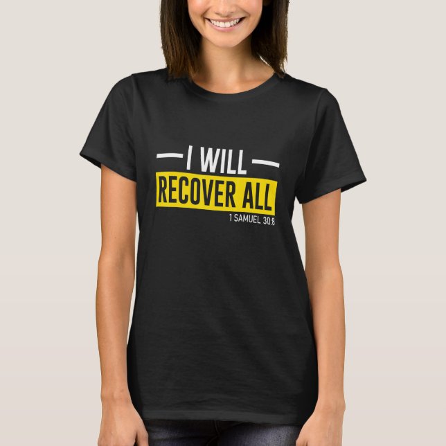 Camiseta Vou Recuperar Tudo (Frente)