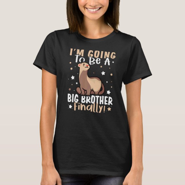 Camiseta Vou ser um grande irmão, finalmente (Frente)