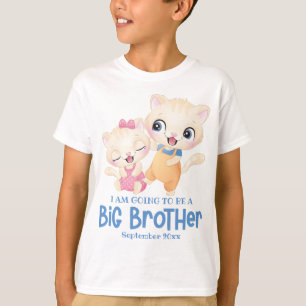 Camiseta Vou Ser Um Irmão Mais Velho Anúncio de Bebê