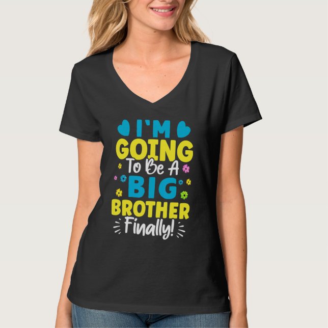Camiseta Vou Ser Um Irmão Mais Velho Finalmente (Frente)