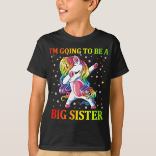 Camiseta Vou ser um unicórnio Irmã Grande