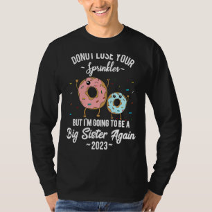 Camiseta Vou Ser Uma Irmã Grande Novamente 2023 Gravidez
