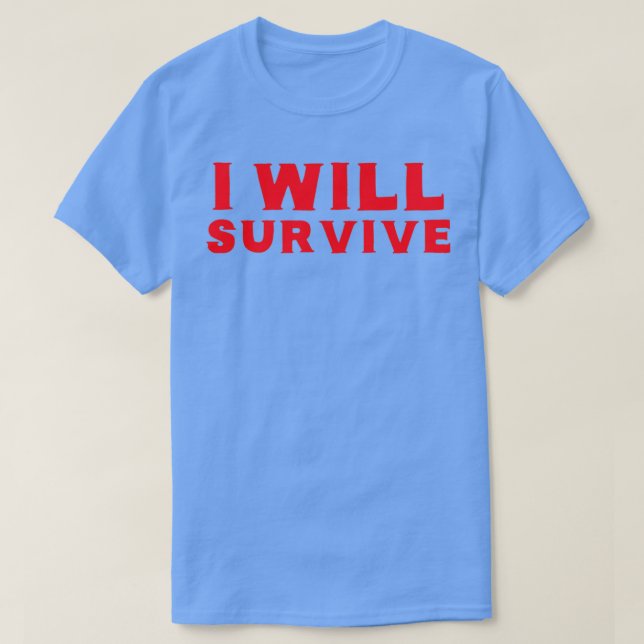 CAMISETA VOU SOBREVIVER (Frente do Design)