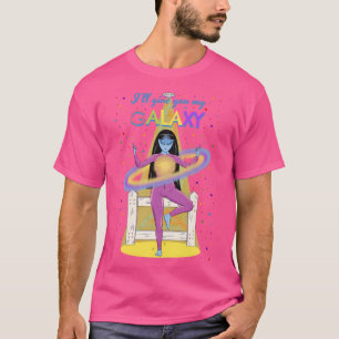 Camiseta Vou Te Dar Minha Galáxia - Transparente