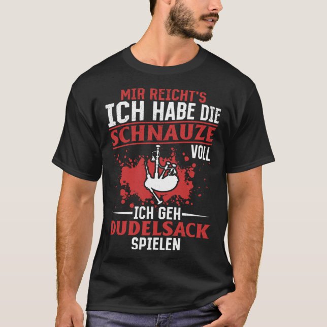 Camiseta Vou Tocar A Baguca Bagpipe (Frente)