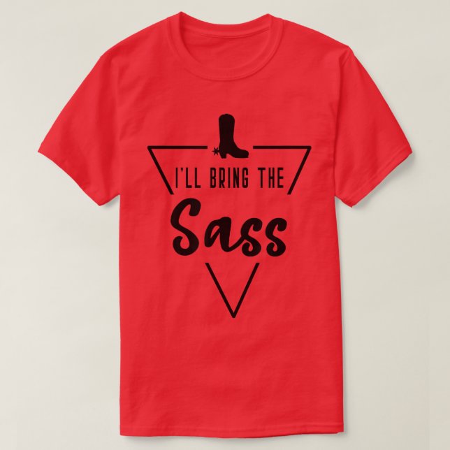 Camiseta Vou Trazer A Rapariga Da Sass. (Frente do Design)