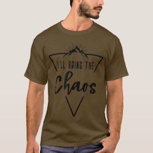 Camiseta Vou Trazer O Caos - Camp Cabin Bridesmaid Bride