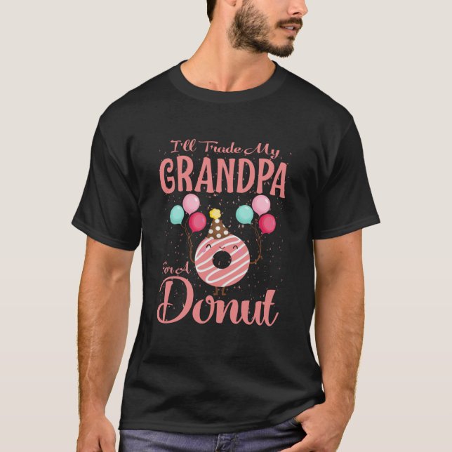 Camiseta Vou trocar meu avô por uma Rosquinha (Frente)