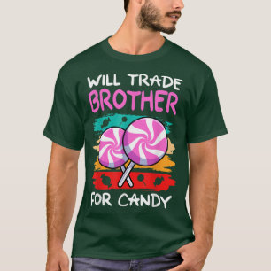 Camiseta Vou Trocar O Irmão Para O Docinho, Eu Lollipop, Eu