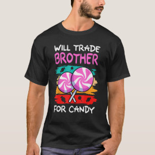 Camiseta Vou Trocar O Irmão Para O Docinho, Eu Lollipop, Eu