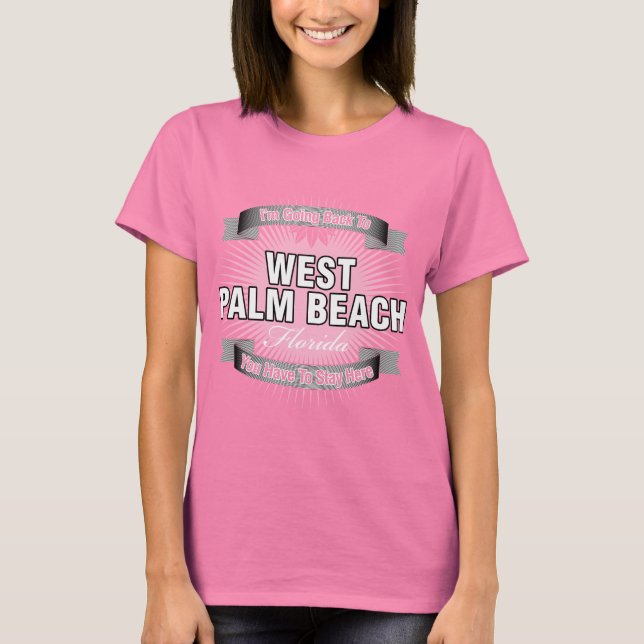 Camiseta Vou voltar a (West Palm Beach) (Frente)